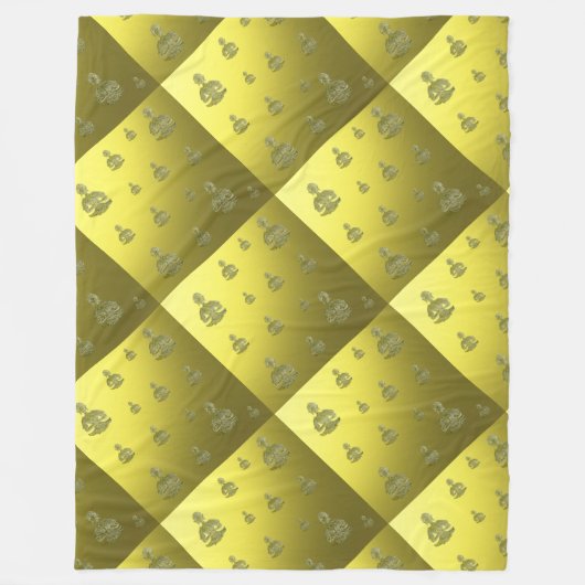 Buddha Fleecedecke (Vorderseite)