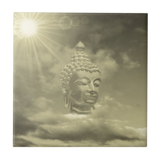 Buddha Fliese (Vorderseite)