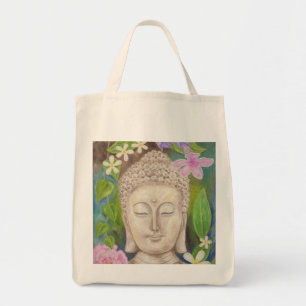Buddha Flower Grocery Bag Tragetasche
