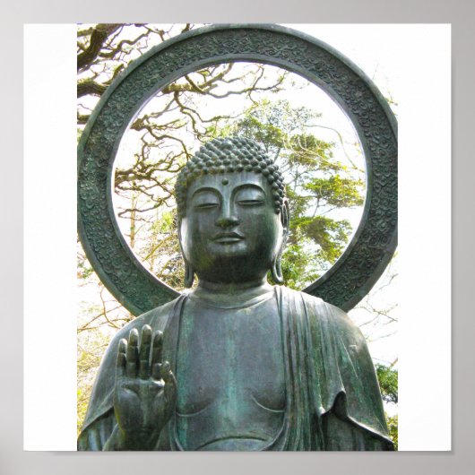 Buddha Foto Poster (Vorne)
