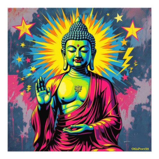 BUDDHA FOTODRUCK (Vorne)