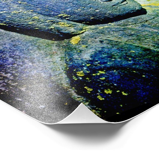 Buddha Fotodruck (Ecke)