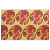 Buddha Fraktal Herz + Ihr Hintergrund Stoff (Fat Quarter (45,7 x 55,9 cm))