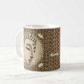 Buddha Frieden Kaffeetasse (Vorderseite Links)