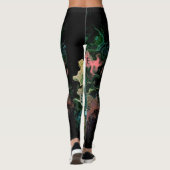 Buddha-FriedensRuhe-beruhigender Farbfrauen Leggings (Rückseite)