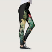 Buddha-FriedensRuhe-beruhigender Farbfrauen Leggings (Rechts)