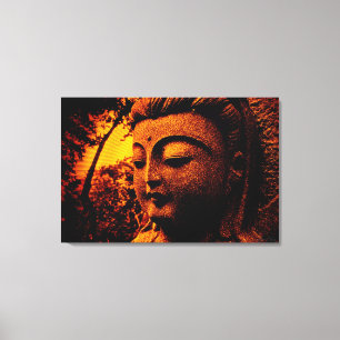 Buddha-FriedensShine eingewickelte Leinwand