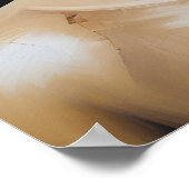 Buddha friedlich meditieren | Art Poster (Ecke)