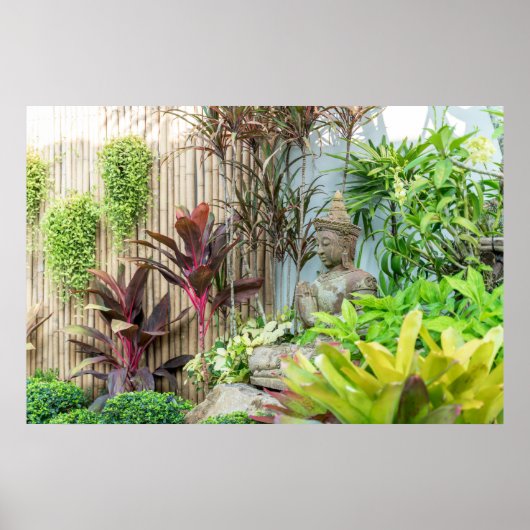 Buddha Garden Mauer Poster (Vorne)