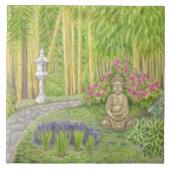Buddha-Gartenwandfliese Fliese (Vorderseite)