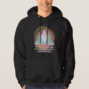 Buddha Gautama Mindfulness Peace Love Kindness M Hoodie