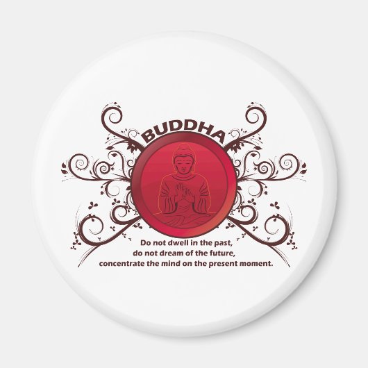 Buddha Gegenwart Magnet (Vorne)