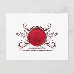 Buddha Gegenwart Postkarte