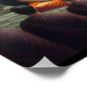 Buddha Gemälde für Ruhe und Frieden Poster (Ecke)