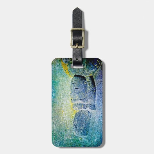 Buddha Gepäckanhänger (Vorderseite vertikal)