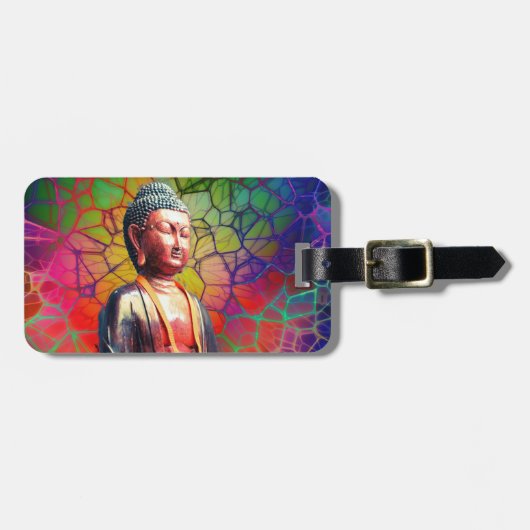 Buddha Gepäckanhänger (Vorderseite horizontal)