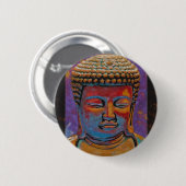 Buddha, Gerahmt Button (Vorne & Hinten)