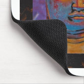 Buddha, Gerahmt Mousepad (Ecke)