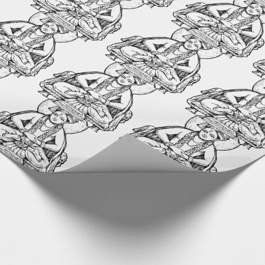 Buddha Geschenkpapier (Ecke)