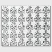 Buddha Geschenkpapier (Flach)