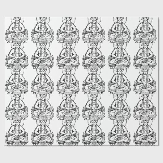 Buddha Geschenkpapier (Flach)