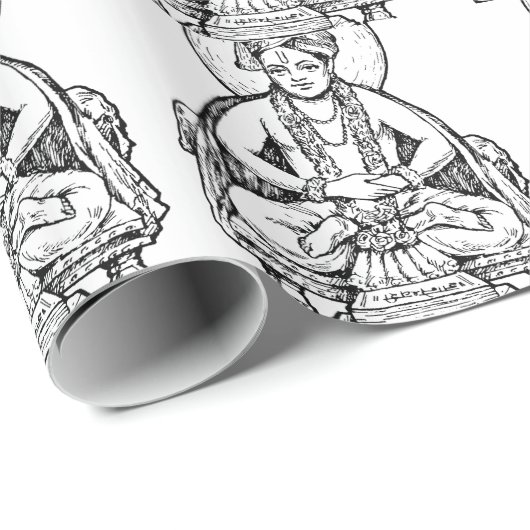 Buddha Geschenkpapier (Rolleneckpunkt)