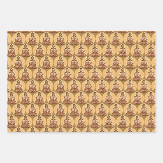 Buddha Geschenkpapier Set (Vorderseite 3)