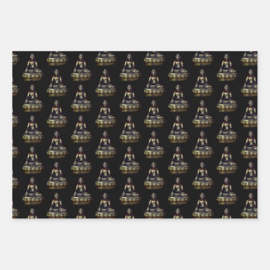 Buddha Geschenkpapier Set (Vorderseite)