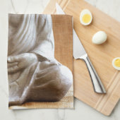 Buddha Geschirrtuch (Viertel Falte)