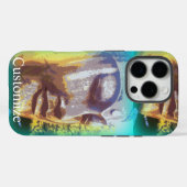 Buddha Gesicht Case-Mate iPhone Hülle (Rückseite (Horizontal))