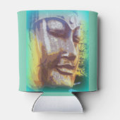 Buddha Gesicht grün Dosenkühler (Rückseite)