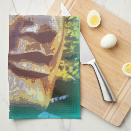 Buddha-Gesicht Handtuch (Viertel Falte)