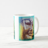 Buddha-Gesicht Kaffeetasse (VorderseiteRechts)