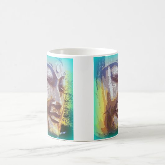 Buddha-Gesicht Kaffeetasse (Mittel)