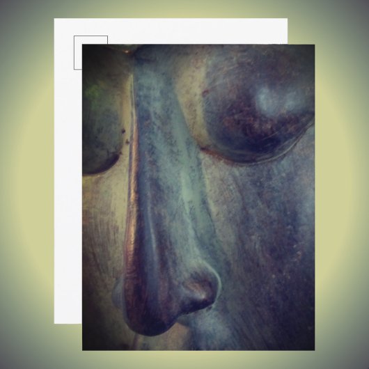 Buddha-Gesicht Postkarte