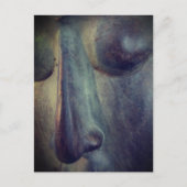 Buddha-Gesicht Postkarte (Vorderseite)