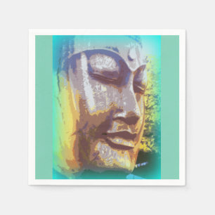 Buddha-Gesicht Serviette