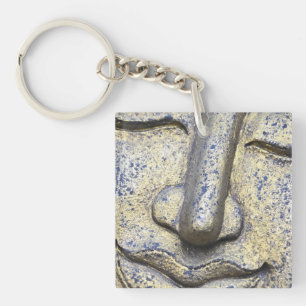 Buddha-Gesicht-Zen-Harmonie-Buddhahood-Schlüsselan Schlüsselanhänger