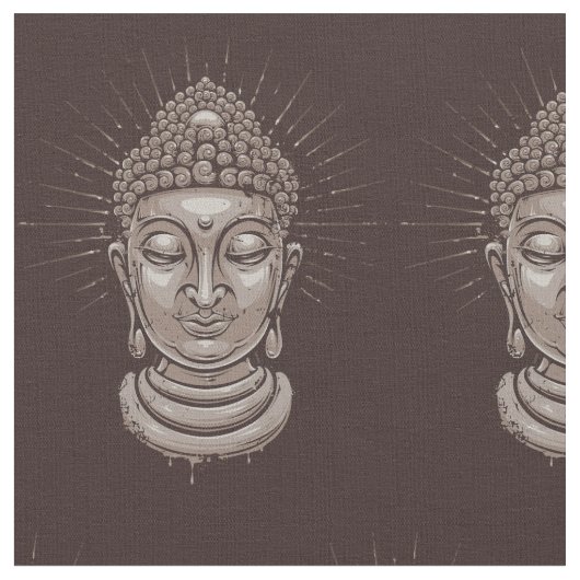 Buddha-Gewebe Stoff (Nahaufnahme)