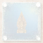 Buddha Glasuntersetzer (Rückseite)