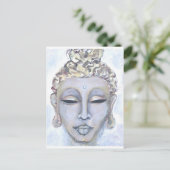 Buddha Glow Postkarte (Stehend Vorderseite)