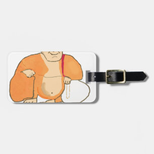 Buddha-Glück-Freude-Frieden Gepäckanhänger