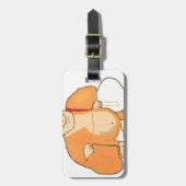 Buddha-Glück-Freude-Frieden Gepäckanhänger (Vorderseite vertikal)