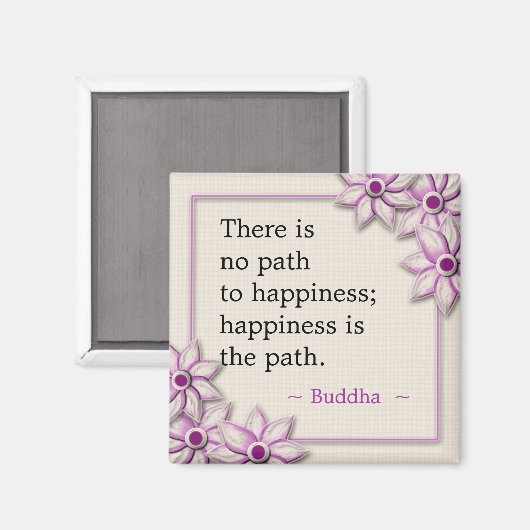 Buddha-Glücksangebot Magnet (Vorderseite/Rückseite)