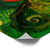 Buddha Goddess Green Tara schönes Kunstposter Poster (Ecke)