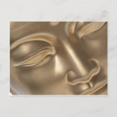 BUDDHA Gold Postkarte (Vorderseite)