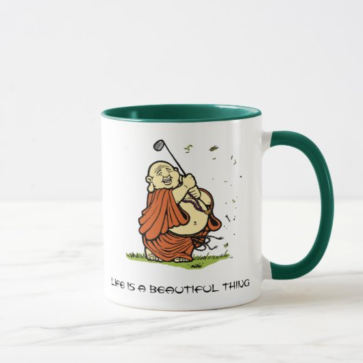 Buddha-Golf-Tasse - besonders angefertigt Tasse (Rechts)