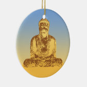 Buddha Graphic Keramikornament (Rechts)