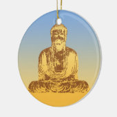 Buddha Graphic Keramikornament (Links)