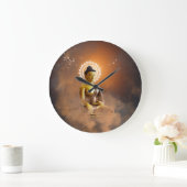 Buddha Große Wanduhr (Zuhause)